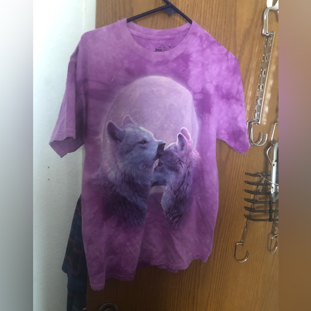 The Mountain Purple Tie-Dye Wolf Moon Tee - $30 or $25 w/offer